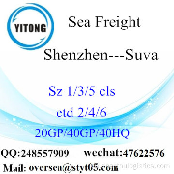 Shenzhen Port Sea Freight Versand nach Suva